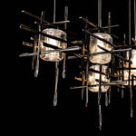 Tura 7 Light 54" Wide Abstract Linear Pendant