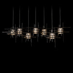 Tura 7 Light 54" Wide Abstract Linear Pendant