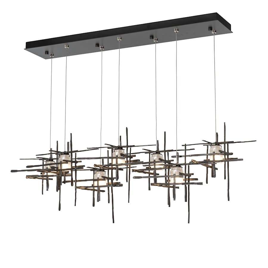 Tura 7 Light 54" Wide Abstract Linear Pendant
