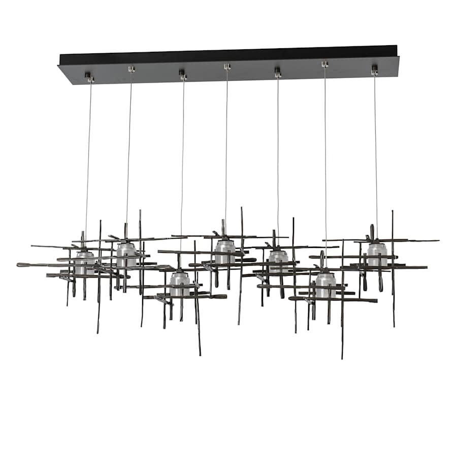 Tura 7 Light 54" Wide Abstract Linear Pendant