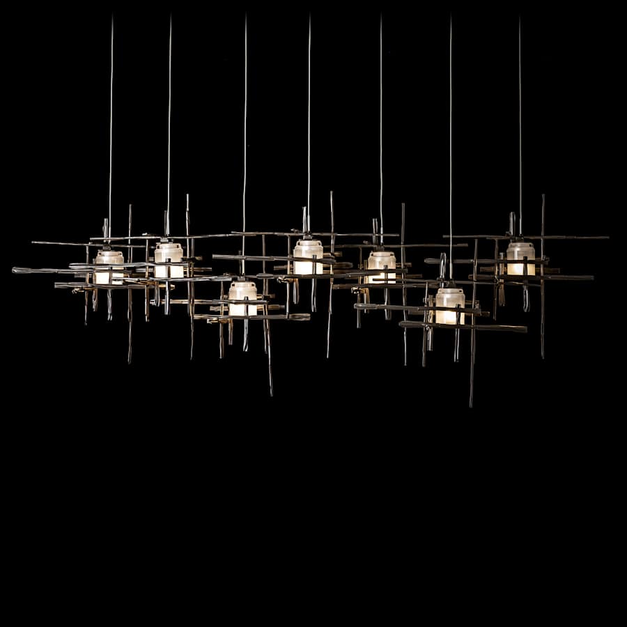 Tura 7 Light 54" Wide Abstract Linear Pendant