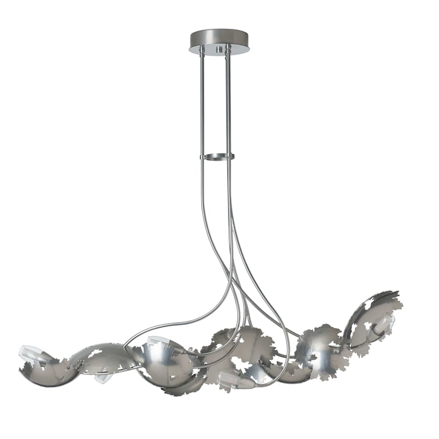 Pangea 6 Light 48" Wide Abstract Linear Pendant