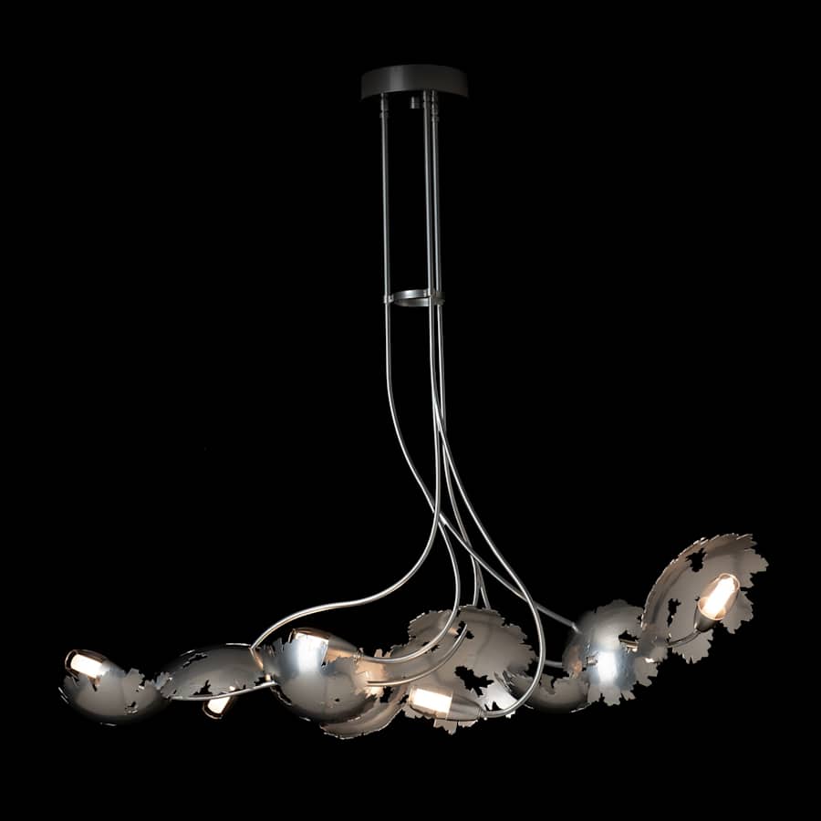 Pangea 6 Light 48" Wide Abstract Linear Pendant