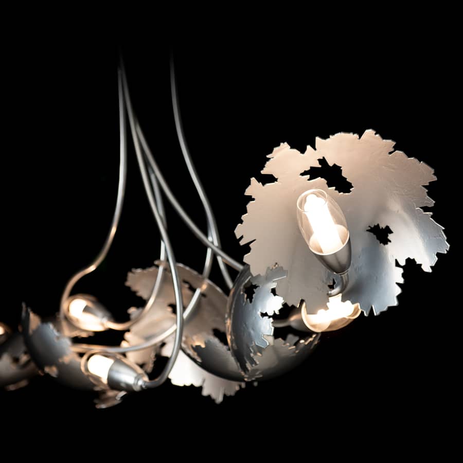 Pangea 6 Light 48" Wide Abstract Linear Pendant