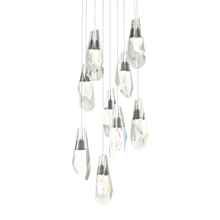 Luma 9 Light 21" Wide Crystal Multi Light Pendant