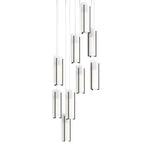 Exos Glass 9 Light 21" Wide Suspension Multi Light Pendant