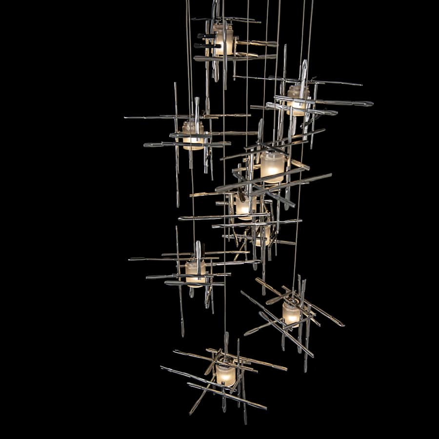 Tura 9 Light 30" Wide Abstract Multi Light Pendant