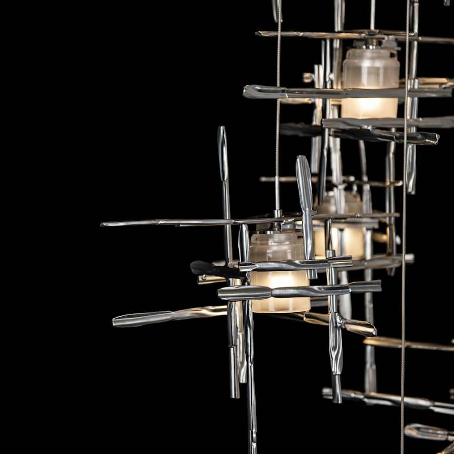 Tura 9 Light 30" Wide Abstract Multi Light Pendant