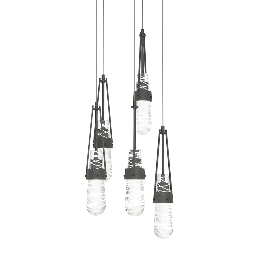 Link 5 Light 13" Wide Multi Light Pendant