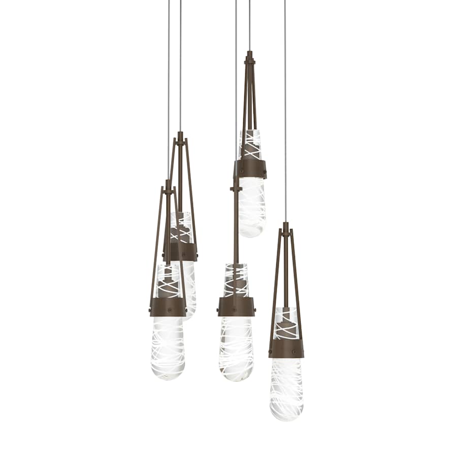 Link 5 Light 13" Wide Multi Light Pendant
