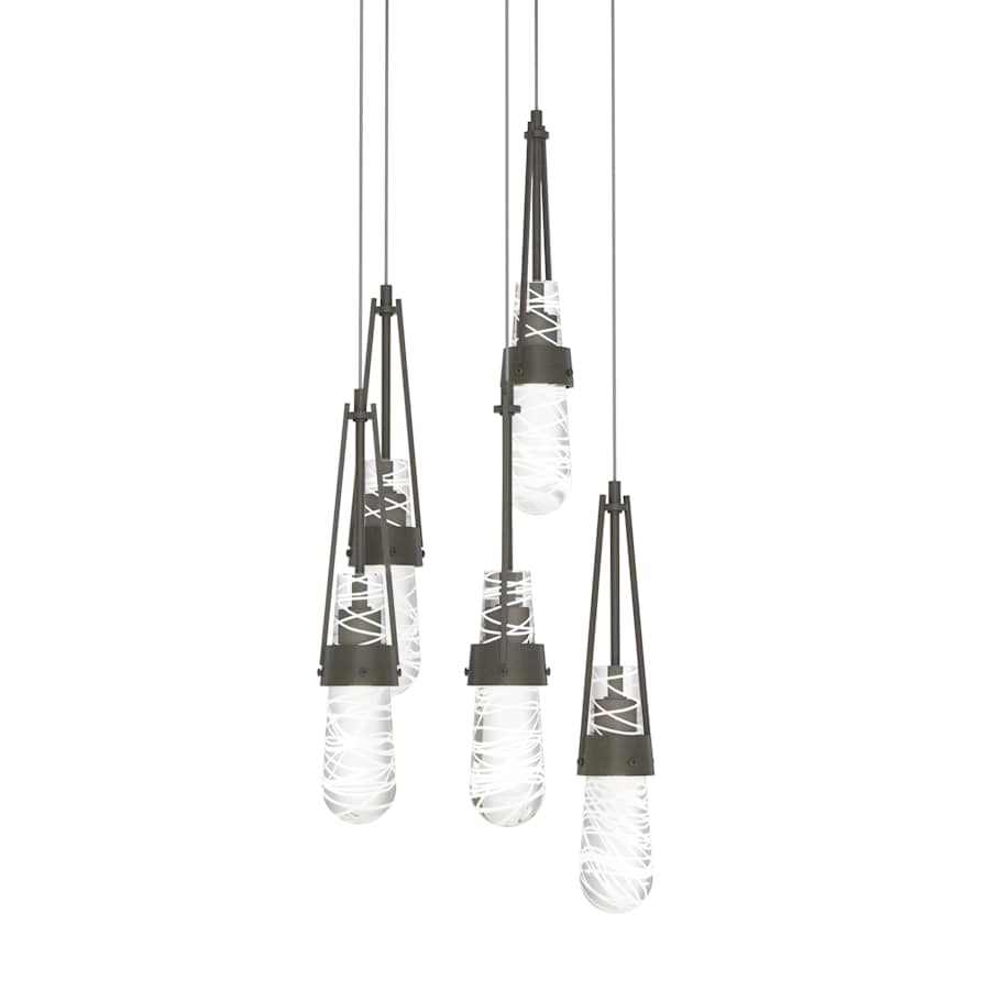 Link 5 Light 13" Wide Multi Light Pendant