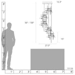 Tura 5 Light 28" Wide Multi Light Pendant