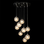 Fritz 9 Light 21" Wide Suspension Multi Light Pendant
