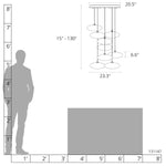 Clouds 9 Light 24" Wide Multi Light Pendant