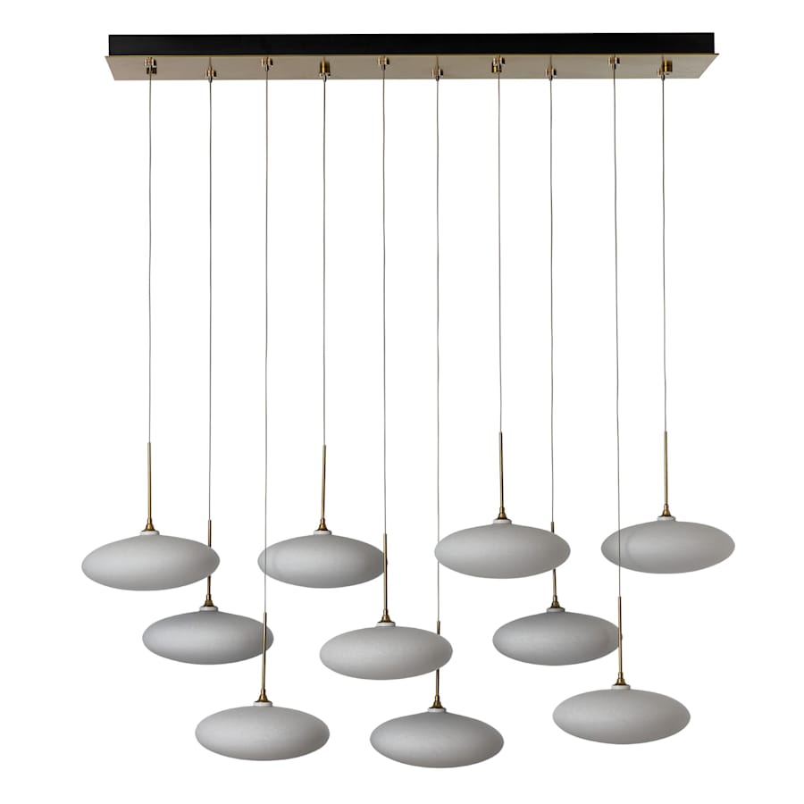 Clouds 10 Light 48" Wide Linear Pendant
