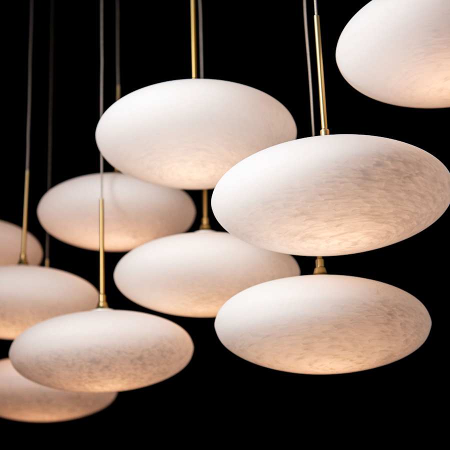 Clouds 10 Light 48" Wide Linear Pendant