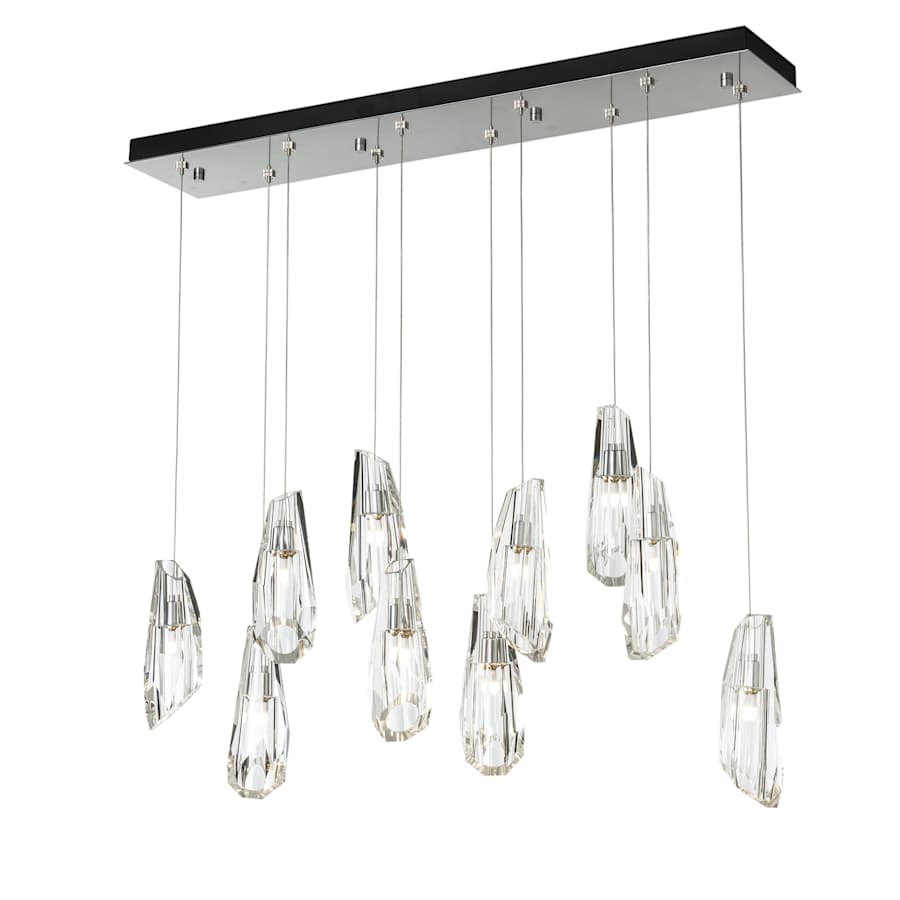 Luma 10 Light 45" Wide Crystal Linear Pendant