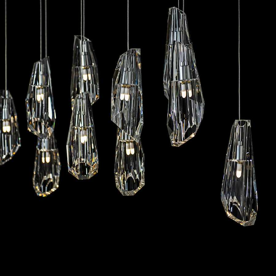 Luma 10 Light 45" Wide Crystal Linear Pendant