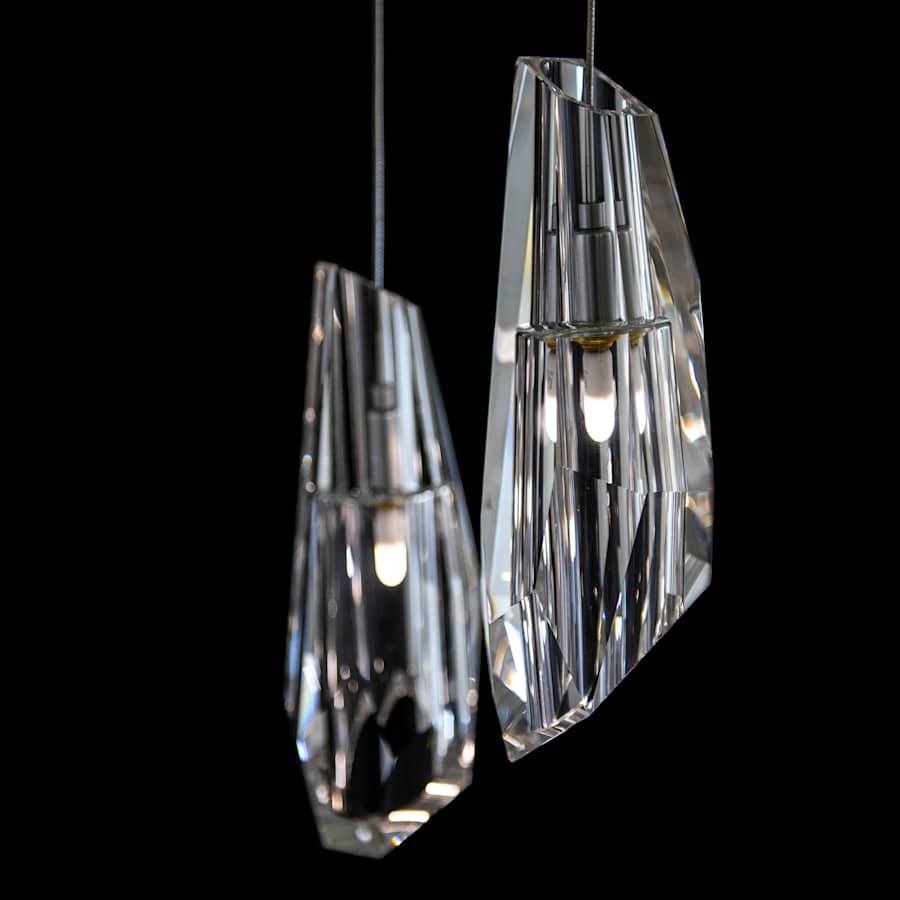 Luma 10 Light 45" Wide Crystal Linear Pendant