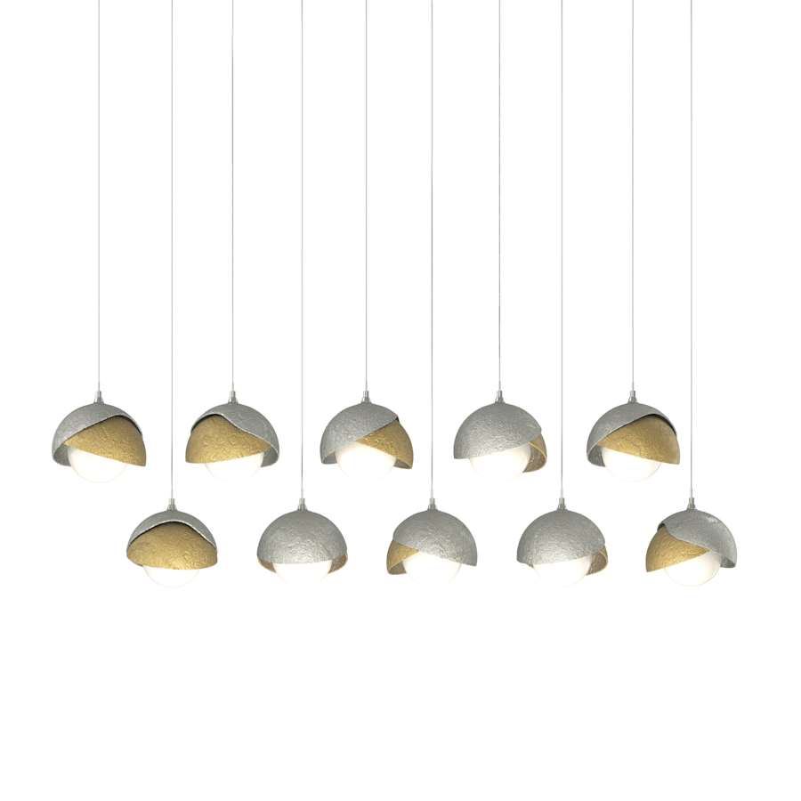 Brooklyn 10 Light 45" Wide Suspension Multi Light Pendant