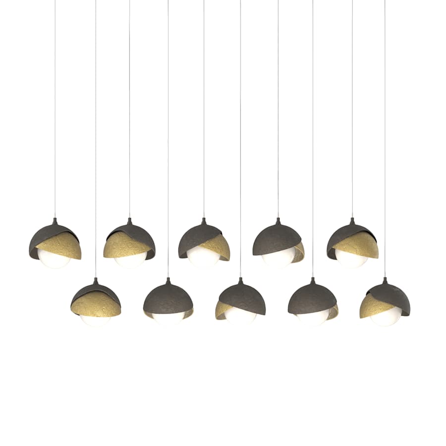 Brooklyn 10 Light 45" Wide Suspension Multi Light Pendant