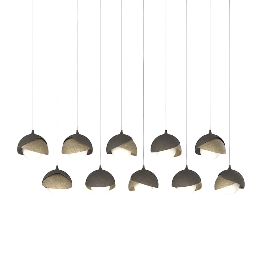 Brooklyn 10 Light 45" Wide Suspension Multi Light Pendant