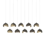 Brooklyn 10 Light 45" Wide Suspension Multi Light Pendant