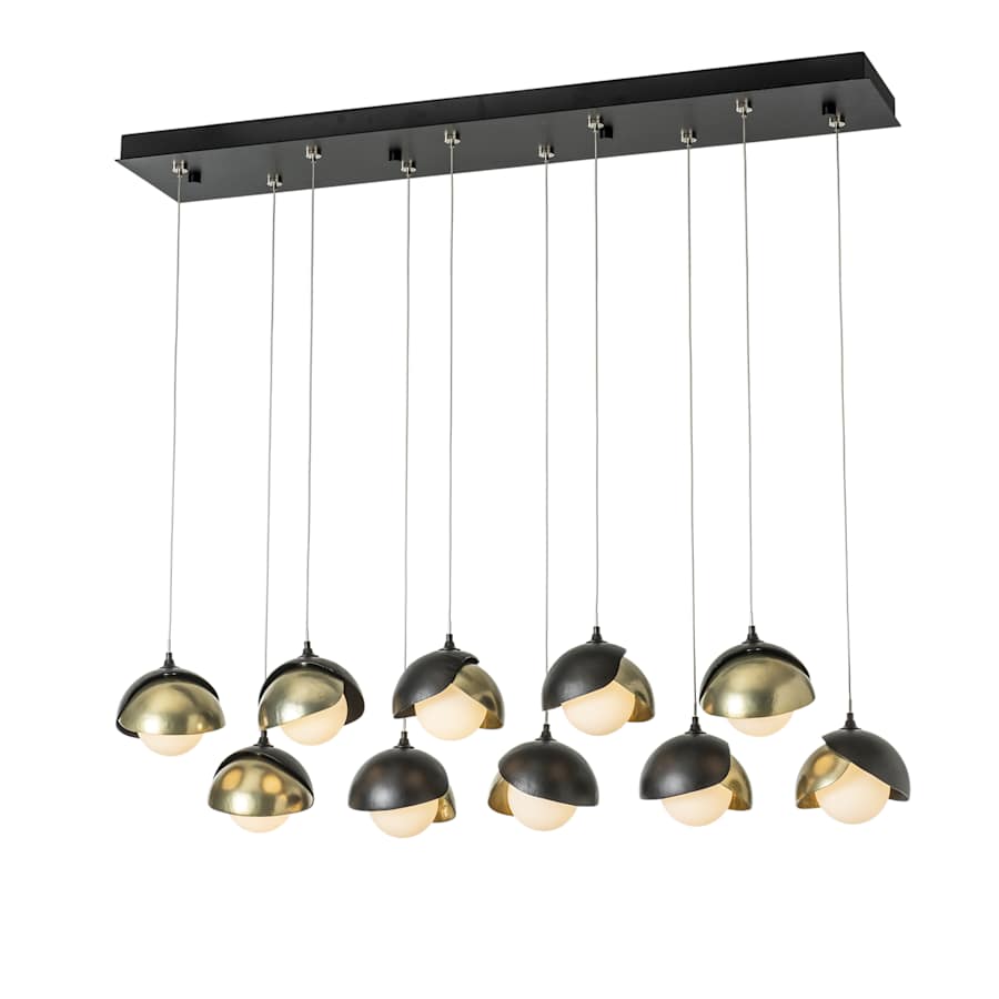 Brooklyn 10 Light 45" Wide Suspension Multi Light Pendant