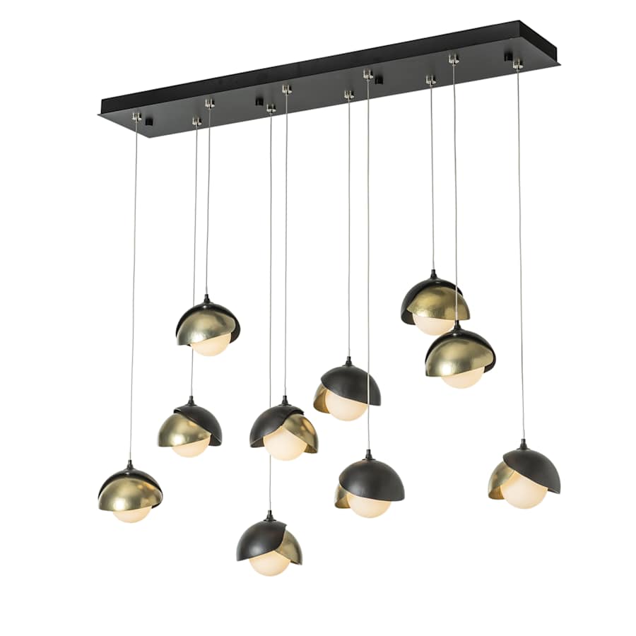 Brooklyn 10 Light 45" Wide Suspension Multi Light Pendant