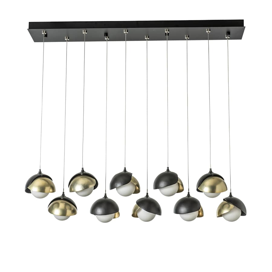 Brooklyn 10 Light 45" Wide Suspension Multi Light Pendant