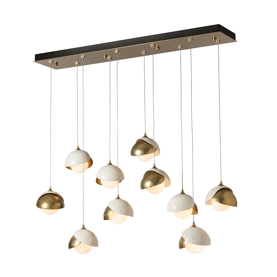 Brooklyn 10 Light 45" Wide Suspension Multi Light Pendant