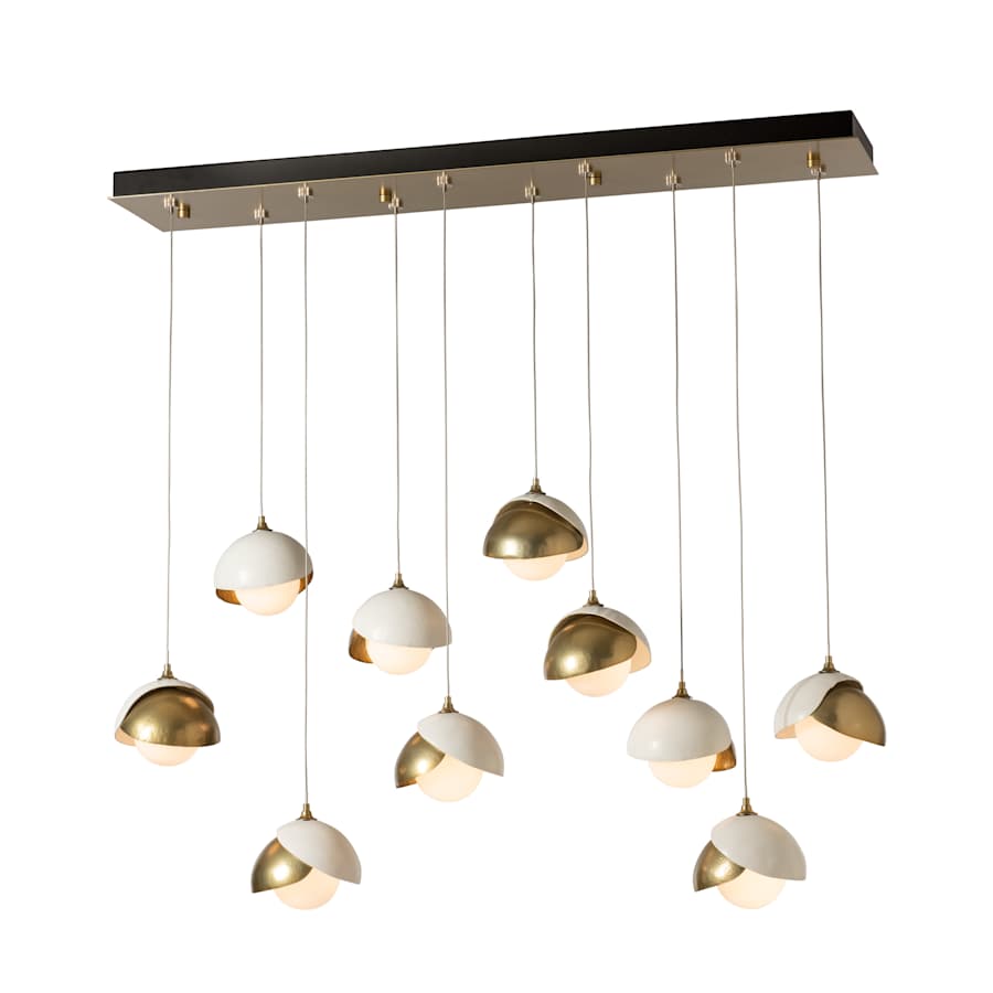 Brooklyn 10 Light 45" Wide Suspension Multi Light Pendant