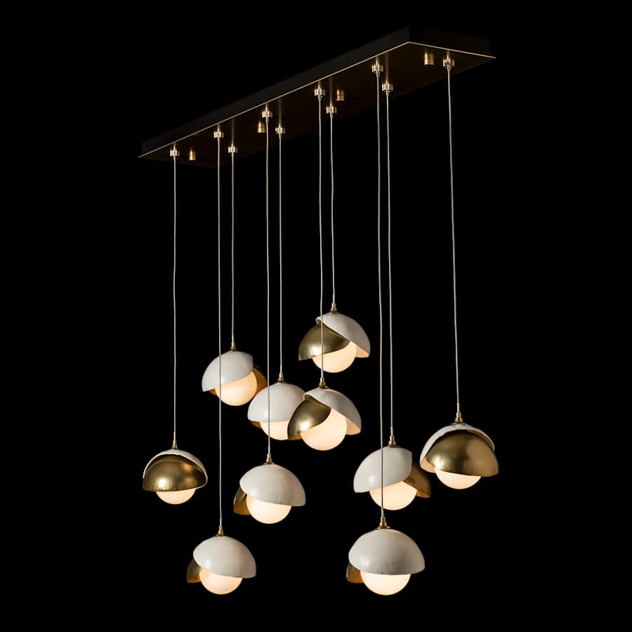 Brooklyn 10 Light 45" Wide Suspension Multi Light Pendant