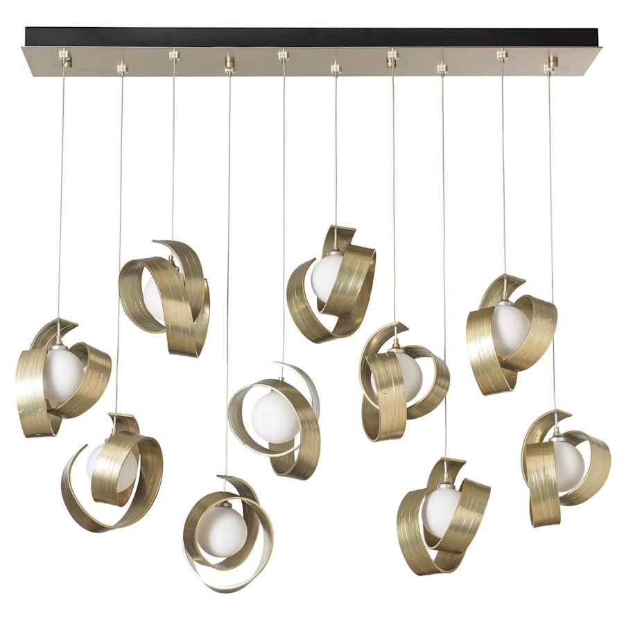 Riza 10 Light 47" Wide Linear Pendant