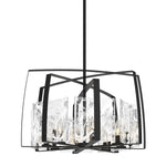 Arc 8 Light 34" Wide Drum Chandelier