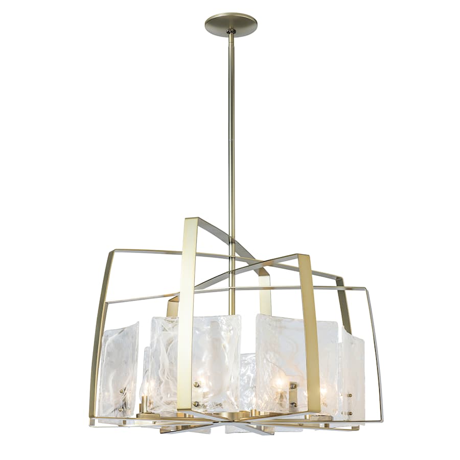 Arc 8 Light 34" Wide Drum Chandelier