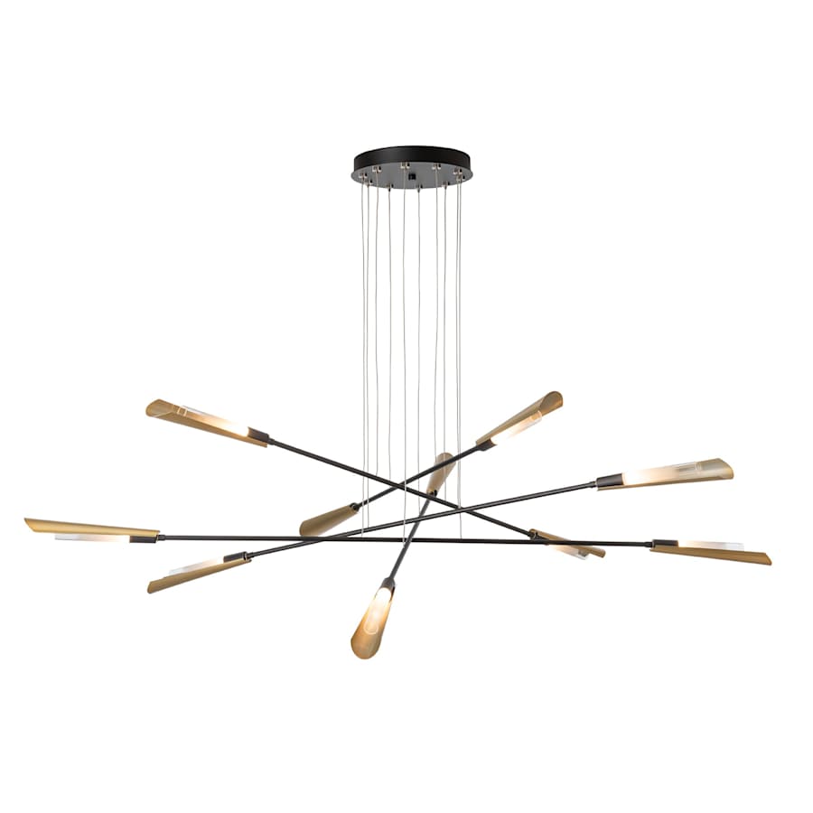 Flight 10 Light 74" Wide Multi Light Pendant
