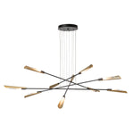 Flight 10 Light 74" Wide Multi Light Pendant