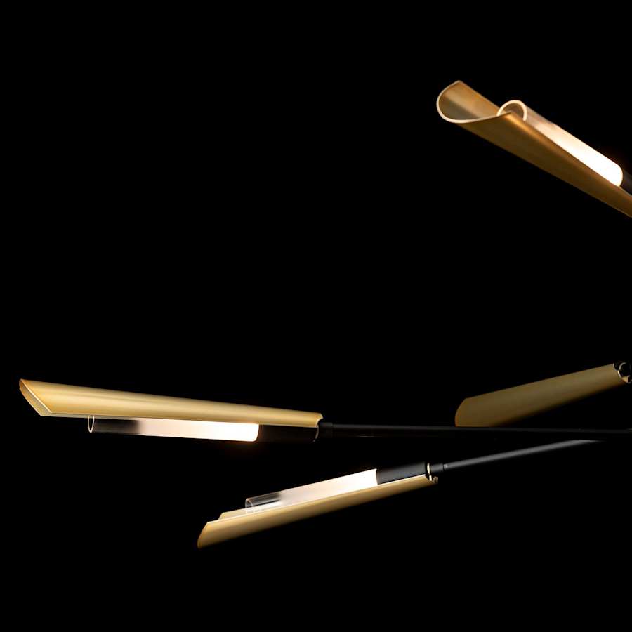 Flight 10 Light 74" Wide Multi Light Pendant