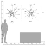 Griffin 6 Light 39" Wide Pendant