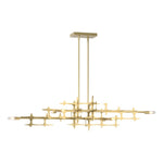 Grid 6 Light 54" Wide Linear Pendant