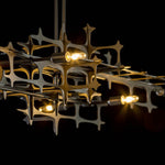 Grid 6 Light 54" Wide Linear Pendant