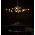 Grid 6 Light 54" Wide Linear Pendant