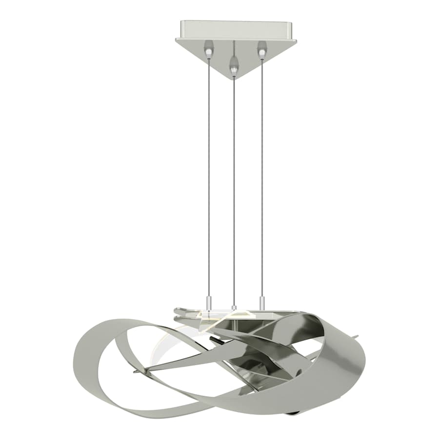 Flux 27" Wide LED Abstract Chandelier