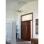 Flux 39" Wide LED Abstract Chandelier