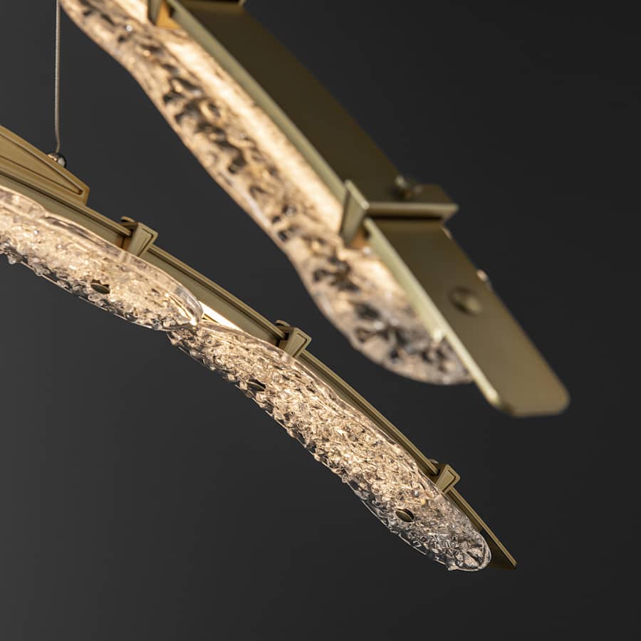 Glissade 44" Wide Suspension Multi Light Pendant