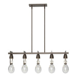 New Traditional 5 Light 41" Wide Linear Chandelier
