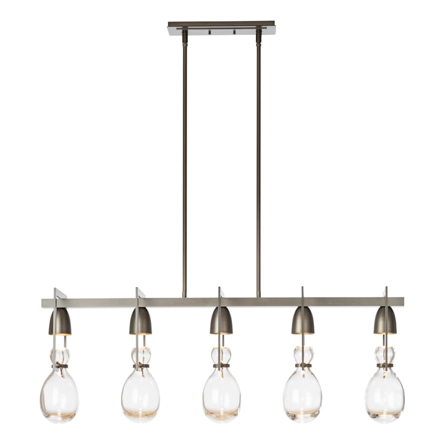 New Traditional 5 Light 41" Wide Linear Chandelier