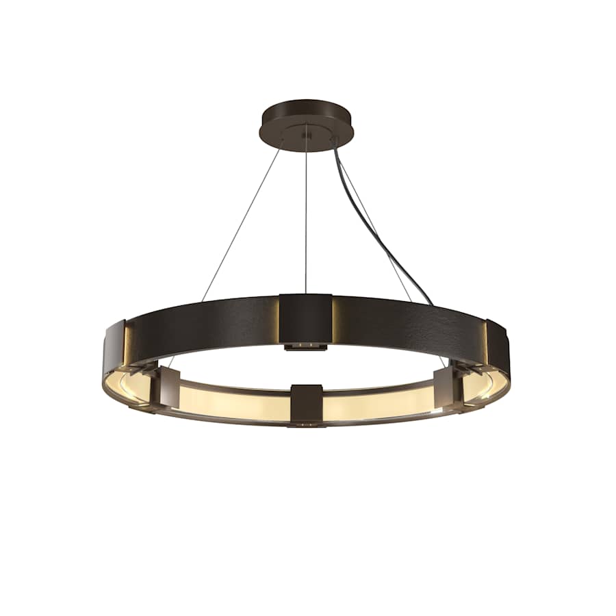 Aura 6 Light 29" Wide Ring Chandelier
