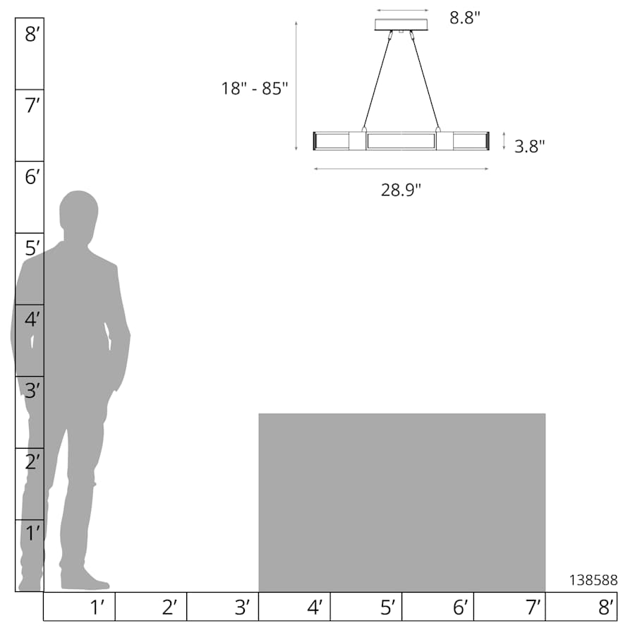 Aura 6 Light 29" Wide LED Ring Chandelier